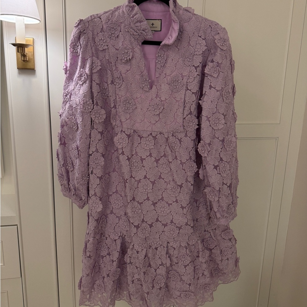 Tuckernuck Lavender Lace Dress